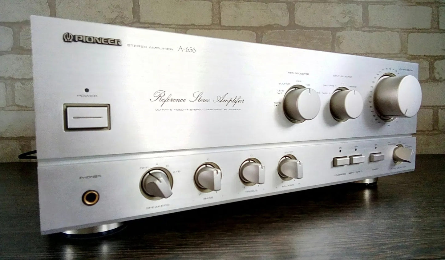 Pioneer A-656 Rare Vintage Stereo Integrated Amplifier Serviced Serviced