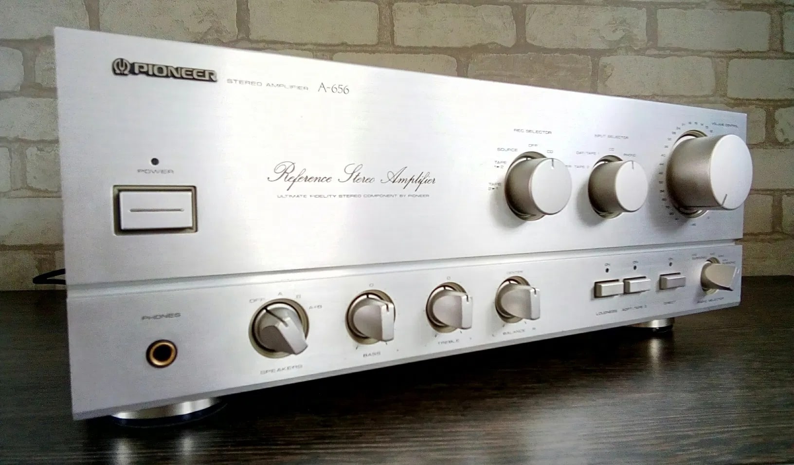 Pioneer A-656 Rare Vintage Stereo Integrated Amplifier Serviced Serviced