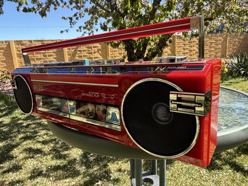 Sanyo wU4a Rare Vintage MINT Cassette Boombox Getto blaster JDM Warranty