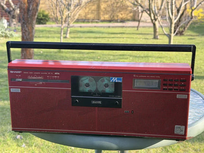 Sharp GF-8L Rare Vintage Cassette Japan Slim Boombox Serviced