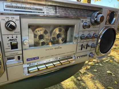 Sanyo M-7900K Rare Vintage Cassette Boombox Getto blaster Serviced