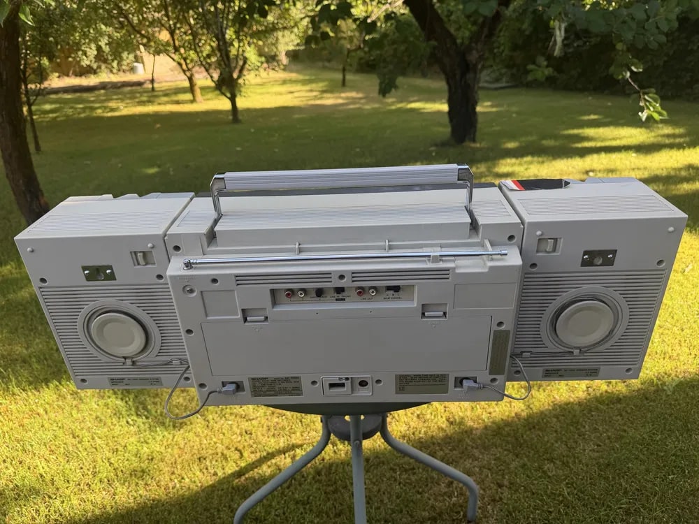 Sharp GF-700H Rare Vintage Mint Cassette Boombox Getto blaster Serviced Warranty