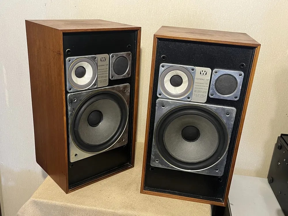 Wharfedale Glendale 3XP Rare Vintage 3-Way Speakers Fully Working Hi-Fi Warranty