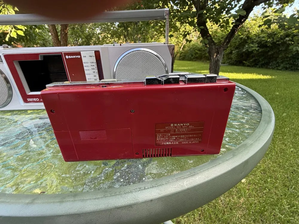 Sanyo MR-88 Rare Vintage Boombox Detachable Main Mechanism