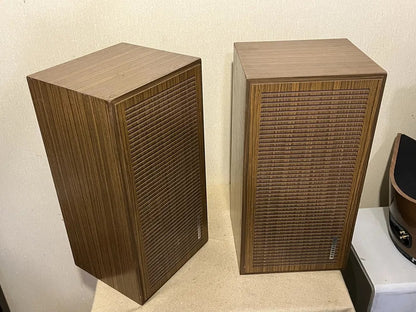 Telefunken L71 Rare Vintage Bookshelf Speakers Tested Isophon Alnico