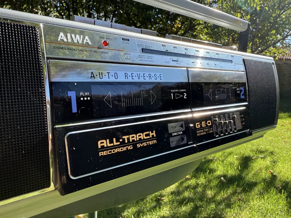 AIWA CS-WX500 Rare Vintage Mint Collectible Boombox Getto blaster Warranty