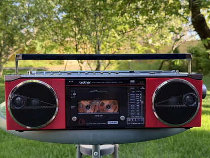 Sanyo U4 SLIM Rare Vintage Boombox Tested Stereo Cassette Radio