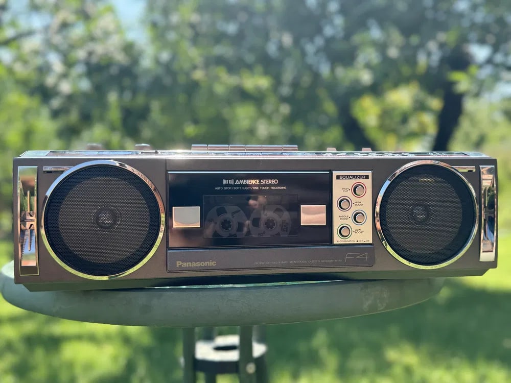 Panasonic RX-F4F Rare Vintage MINT Boombox Serviced Fully Working Stereo Radio