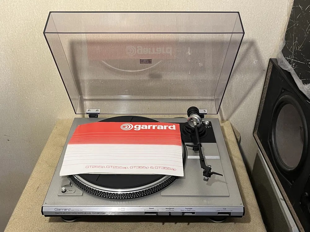 GARRARD GT-355P Rare Vintage Turntable Tested Belt Drive Hi-Fi Warranty