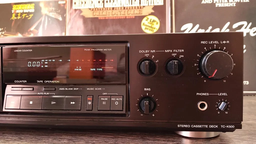 SONY TC-K500 Rare Vintage Cassette Deck Serviced Working Stereo