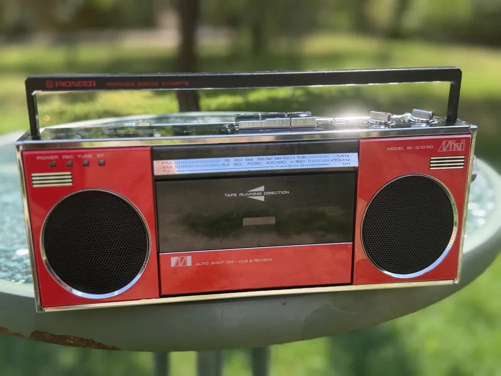 Pioneer SK-Q10R Rare Vintage MINT Boombox  AM/FM Cassette Japan Warranty