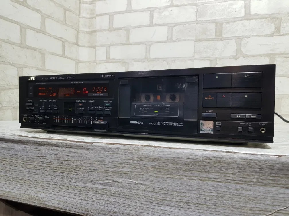 JVC KD-V6E Rare Vintage Cassette Deck Tested Working 3-Head Stereo