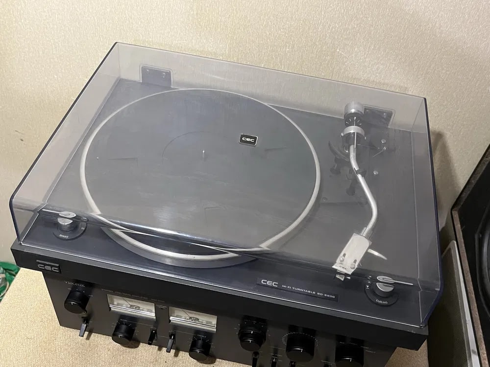 C.E.C. BD-2200 Rare Vintage Set Turntable +Amplifier+Sound Bundle Serviced