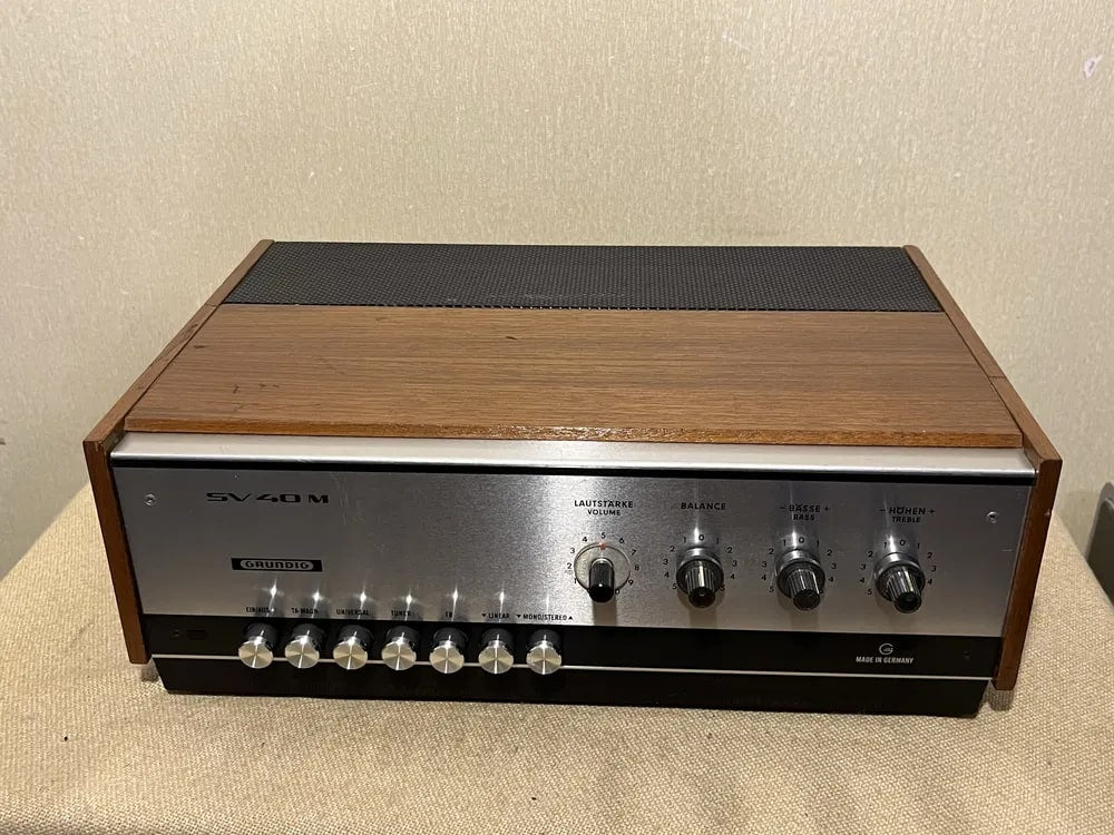 Grundig SV-40M Rare Vintage Germanium Integrated Amplifier Working