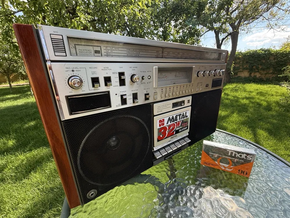 National Panasonic RX-5700F Rare Vintage Boombox Getto blaster Serviced Warranty