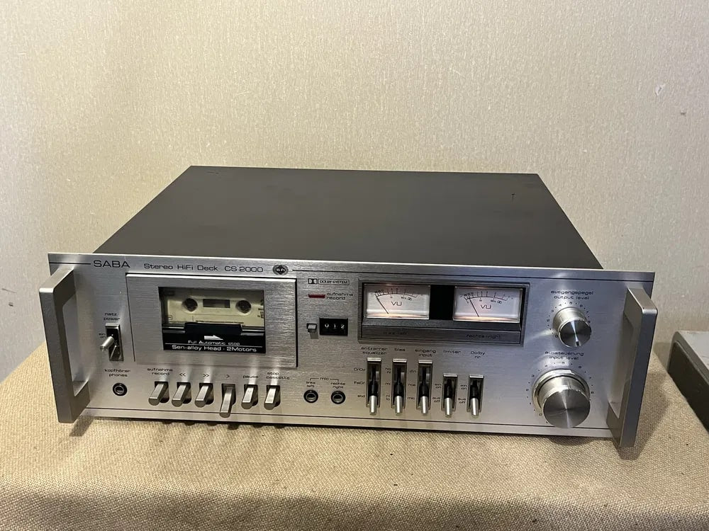 SABA CS-2000 Rare Vintage Cassette Deck Tested Working Analog Stereo Warranty