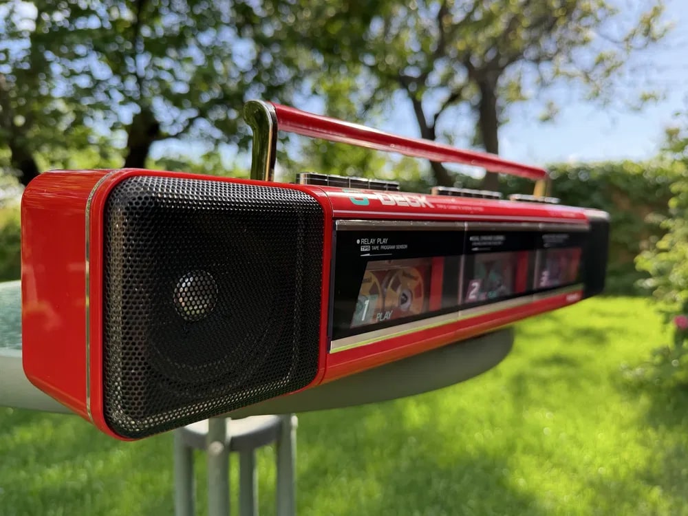 National RX-F333 Rare Vintage 3 in 1 Cassette Boombox  Warranty Tested Serviced