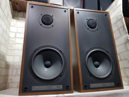 SCOTT S20 Rare Vintage Bookshelf Speakers Tested Hi-Fi Stereo