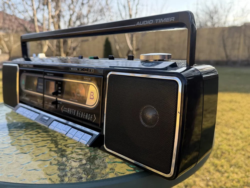 Sanyo U4 W60U Rare Vintage Boombox Serviced Warranty Tested Radio Cassette
