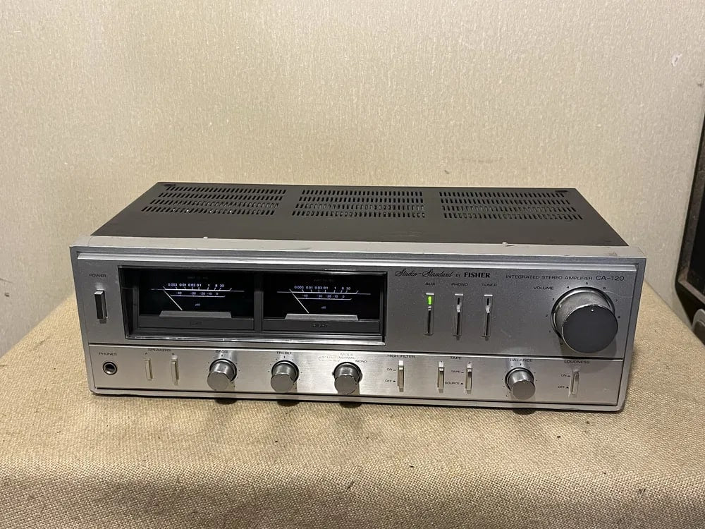 Fisher CA-120 Rare Vintage Audio MINT Amplifier Warranty Working Hi-Fi Phono