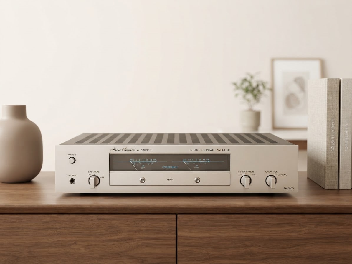 Fisher BA-3000 Rare Vintage Power Amplifier Tested Hi-Fi Stereo Analog