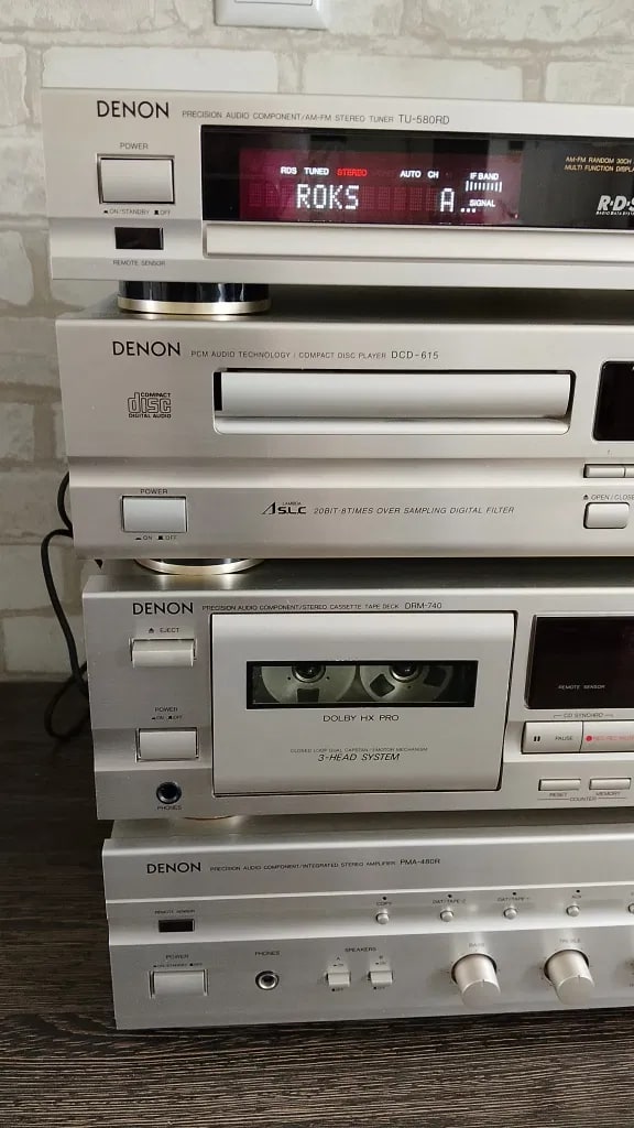 Denon PMA-480R / DRM-740 / DCD-615 / TU-580RD Rare Vintage Cassette Deck  Set