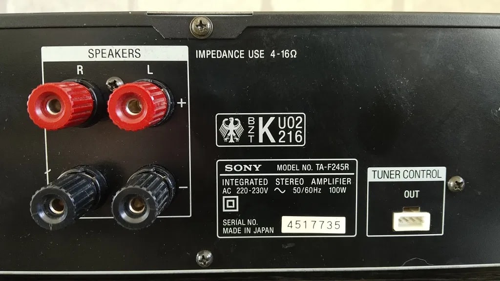 Sony TA-F245R Rare Vintage Integrated Stereo Amplifier 1994 Warranty Serviced
