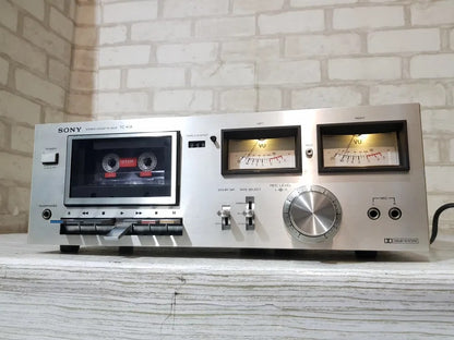 Sony TC-K1A Rare Vintage Stereo Cassette Deck Tested Japan VU Meters