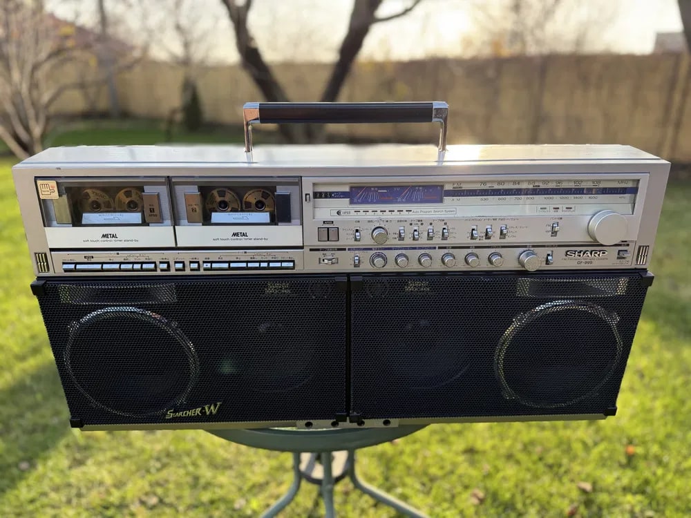Sharp GF-999 Rare Vintage Japan Boombox Getto blasster Warranty Tested Serviced