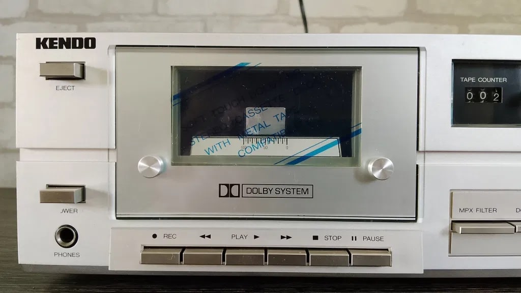 Kendo CD11 Rare Vintage Stereo Cassette Deck Japan Warranty Tested Serviced