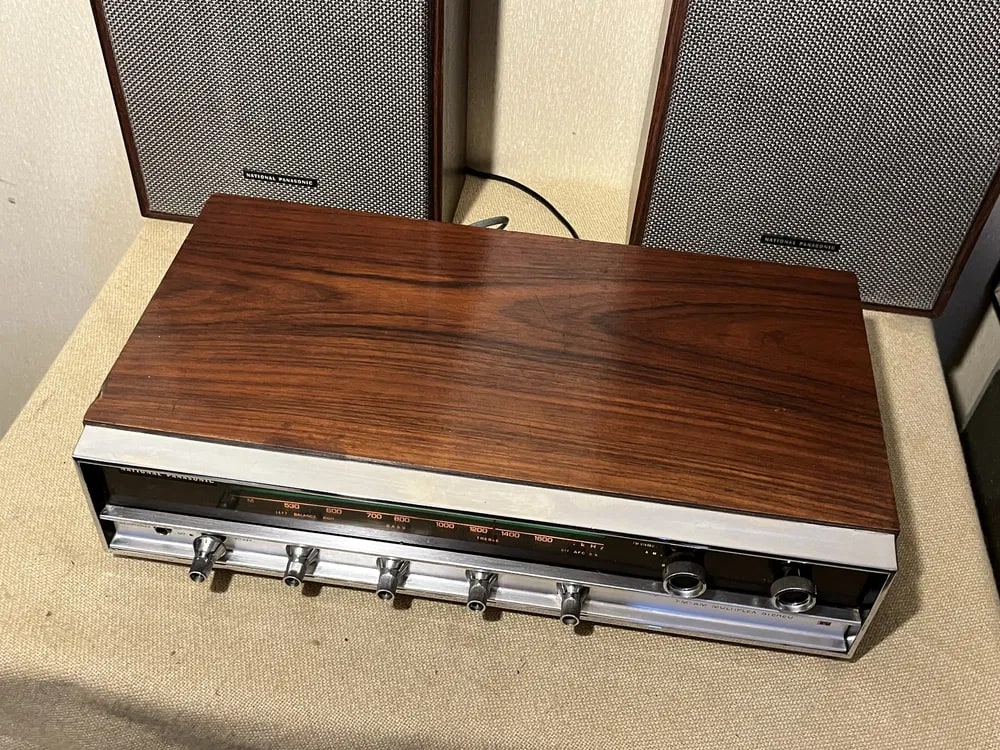 National Panasonic RE-7670BS Rare Vintage Stereo Receiver Tested Warranty