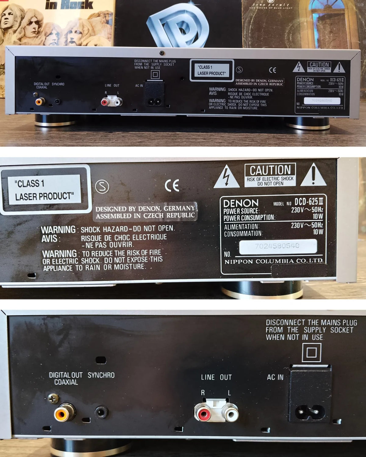 Denon DVD-625 Rare Vintage CD Player Serviced Working Stereo Hi-Fi