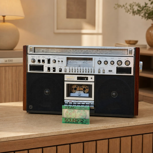 National RX-5700 Rare Vintage Radio Cassette Boombox Serviced Warranty Tested