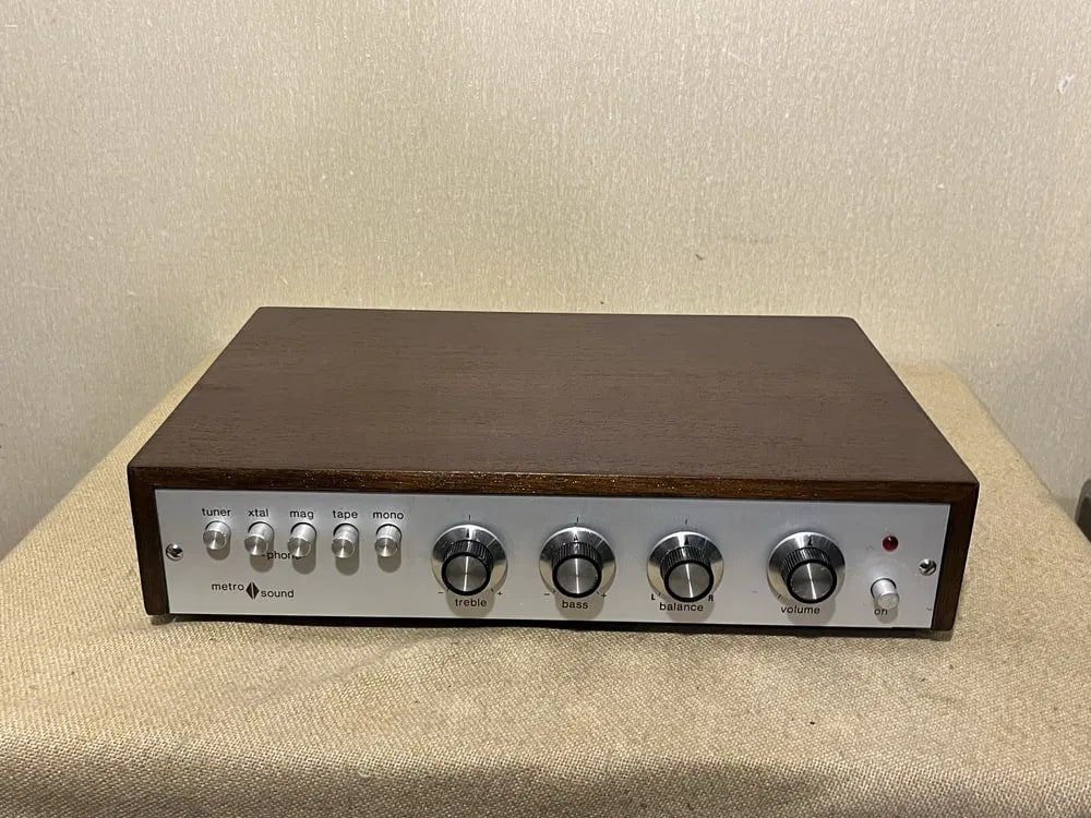 METRO SOUND ST-20 Rare Vintage Integrated Amplifier British Hi-Fi