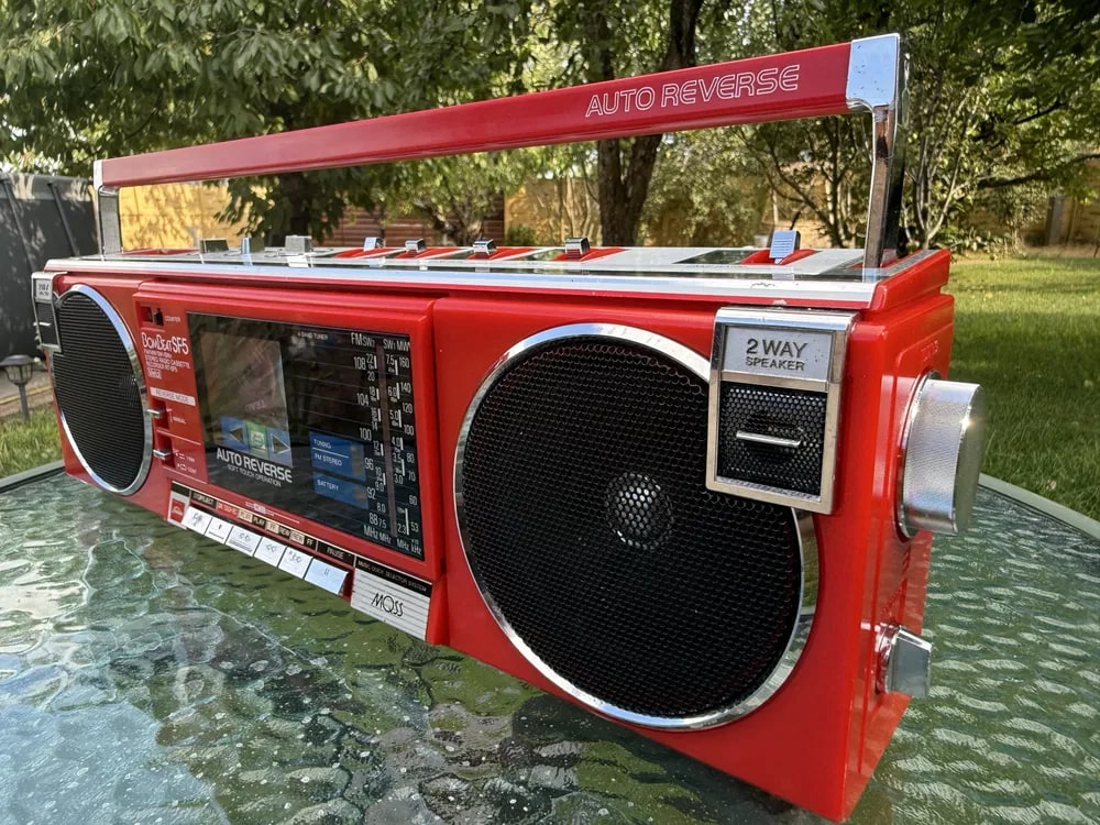 Toshiba RT-SF5 Rare Vintage Boombox Serviced Warranty Tested Radio Cassette Deck