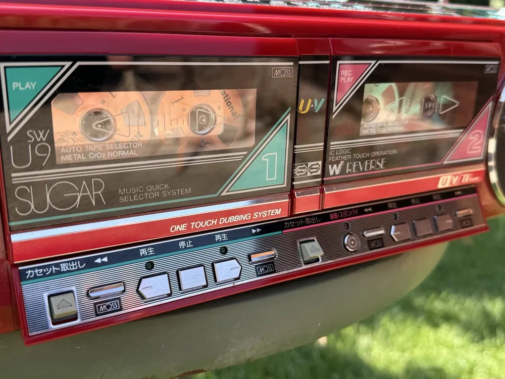 Toshiba RT-SW U9 Rare Vintage MINT Boombox Japan Getto blaster Warranty Serviced