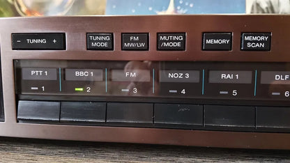 Sony ST-S222ES Rare Vintage FM Stereo FM-AM Tuner Serviced Working ES Series