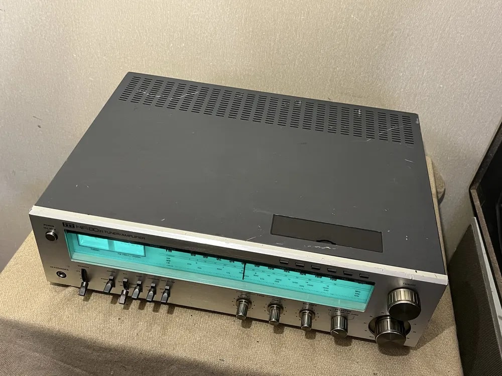 ITT 8031 Rare Vintage Stereo Receiver Warranty Hi-Fi Phono 2x25W Tested 1970s