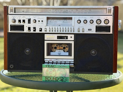National RX-5700 Rare Vintage Radio Cassette Boombox Serviced Tested