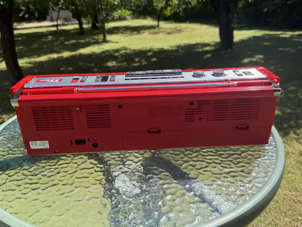 National FM 45 Rare Vintage MINT Boombox Serviced Analog Cassette Warranty