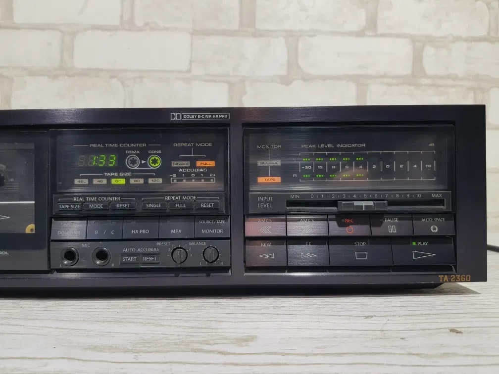 Onkyo TA-2360 Rare Vintage Stereo Cassette Deck Tested 3 Head Direct