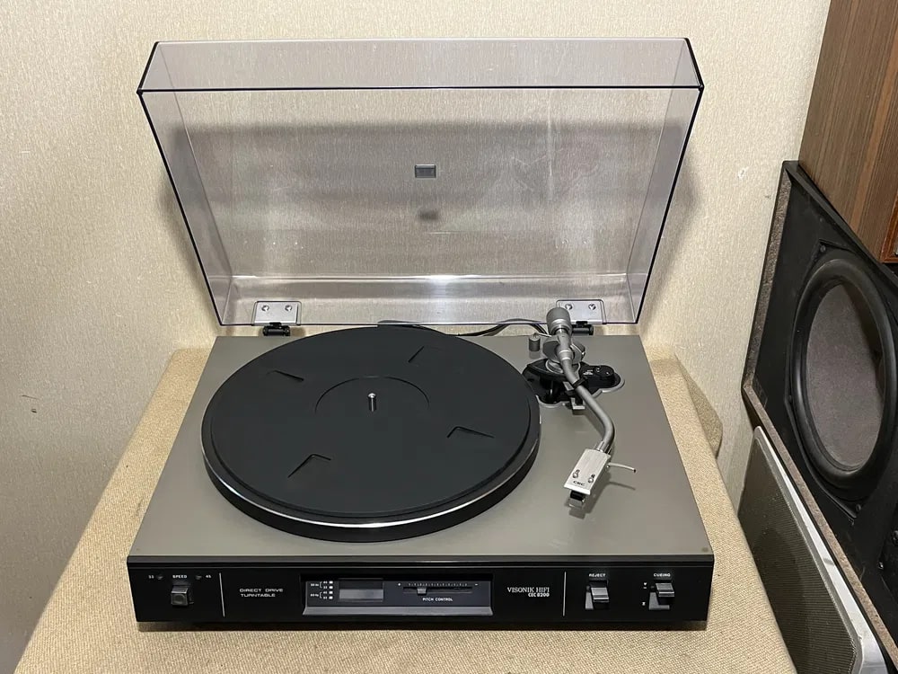 C.E.C. BD-8200 Rare Vintage MINT Turntable Warranty Tested Direct Drive Serviced