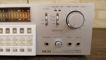 AKAI GX-F66RC Rare Vintage Cassette Deck Tested Auto Reverse Serviced