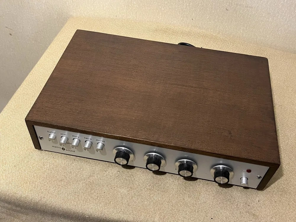 METRO SOUND ST-20 Rare Vintage Integrated Amplifier British Hi-Fi
