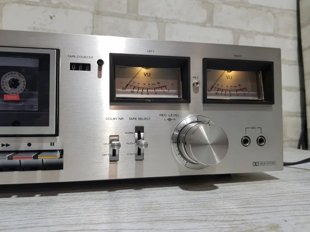 Sony TC-K1A Rare Vintage Stereo Cassette Deck Tested Japan VU Meters