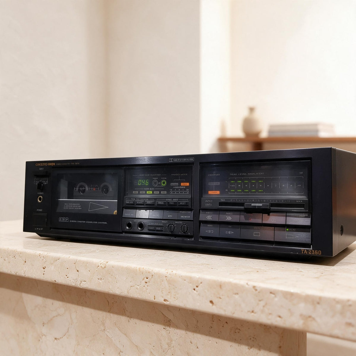 Onkyo TA-2360 Rare Vintage Stereo Cassette Deck Tested 3 Head Direct