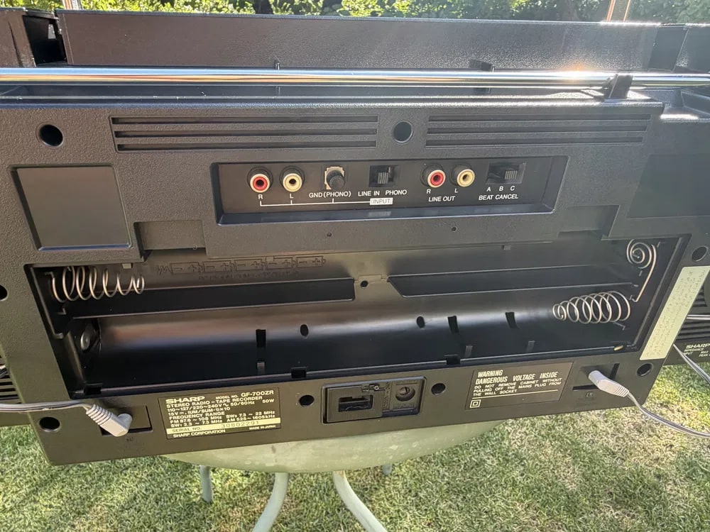 Sharp GF-700ZR Rare Vintage Boombox Serviced Tested Cassette Deck