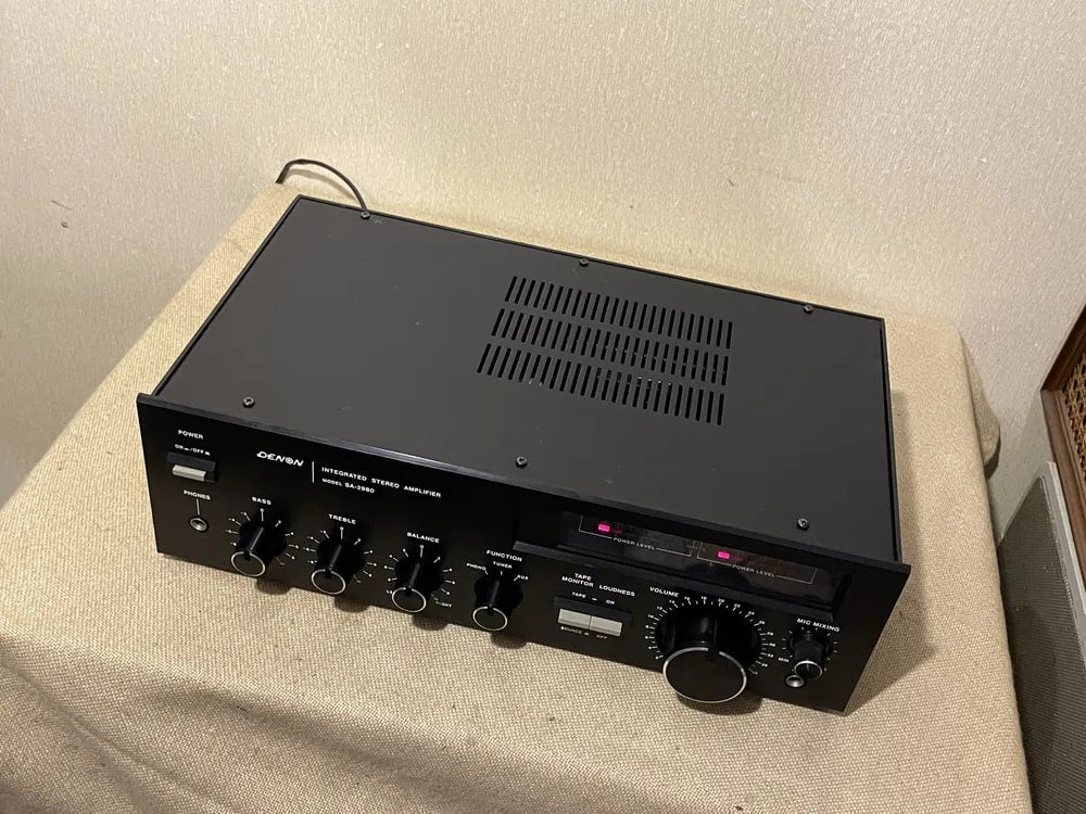 Denon SA-2980 Rare Vintage Amplifier Warranty Tested Hi-Fi Serviced
