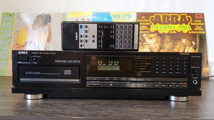 AIWA XC-004E Rare Vintage CD Player Working Hi-Fi Stereo Remote