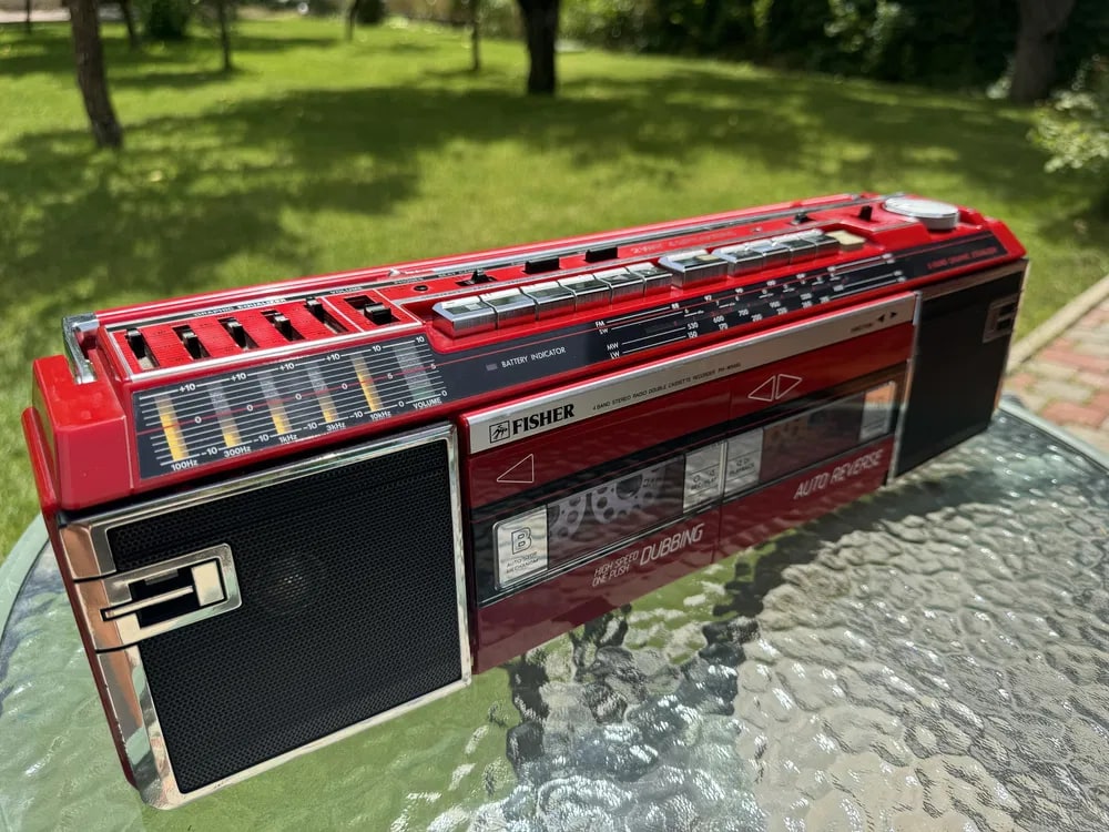 Fisher PHW545L Rare Vintage Boombox Tested Cassette Stereo Warranty
